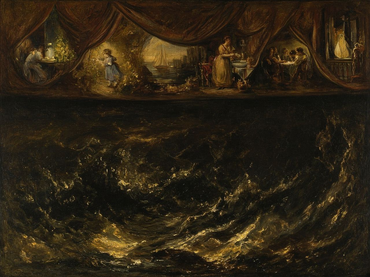 Sotto il sipario del mondo, un oceano che vuole.